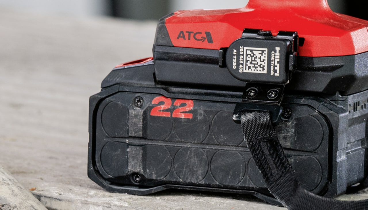 Etiquette on!track sur une visseuse SF 4H-22