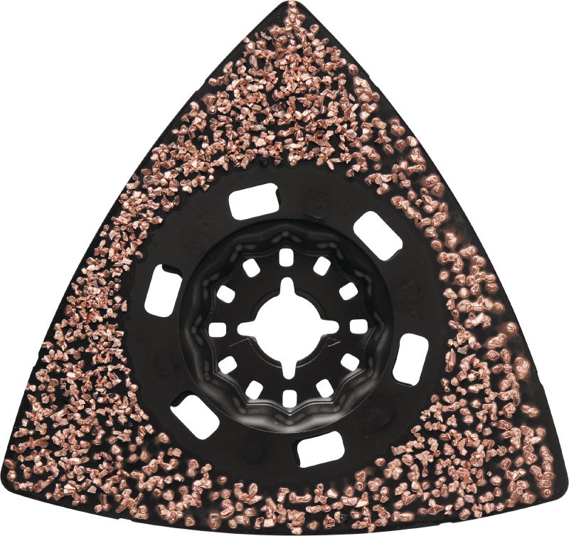 Disque de ponçage du mortier pour multitool Disque de ponçage en carbure pour l'outil multifonction oscillant, pour poncer le mortier et le coulis