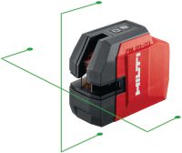 Laser ligne transversal et vertical PM 20-CG Laser combiné à faisceau vert avec 2 lignes et 5 points pour l'aplomb, le nivellement, l'alignement et l'équerrage